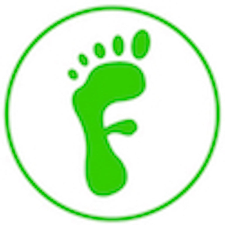 Freedom Walk AFO Free Flex Drop Foot Braces Logo of a Green Foot in the form of the letter F and a green circular border and white fill