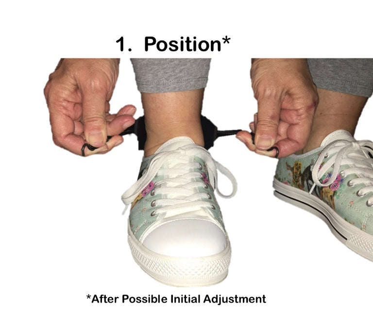 Freedom Walk AFO Free Flex Black Drop Foot Brace Attachment Step 1 or 3 Position